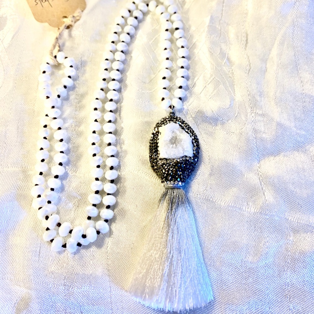 Druzy Necklace & Crystals - Picture 2 of 6